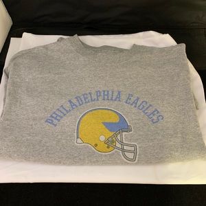NFL Philadelphia Eagles Throwback Helmet Shirt XL
